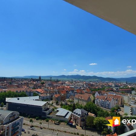 Bel Appartement Avec Vue Splendide Sur Toute La Ville De Colmar - Parking Gratuit Buitenkant foto