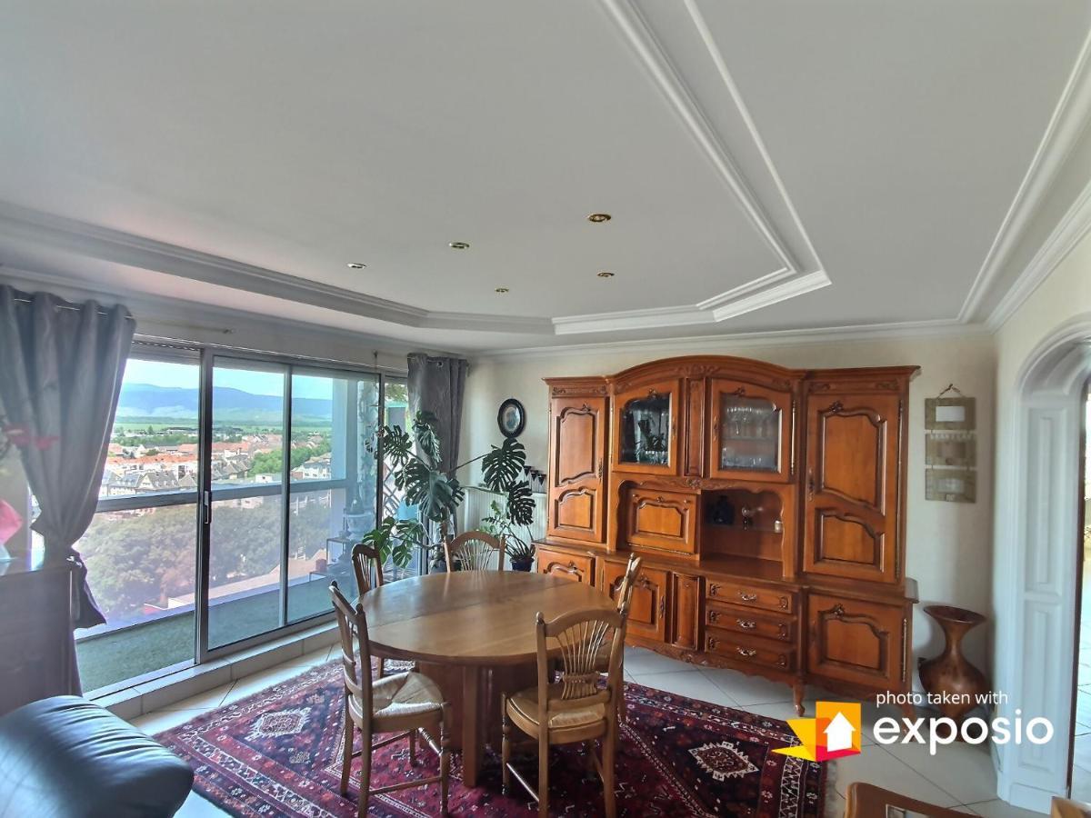 Bel Appartement Avec Vue Splendide Sur Toute La Ville De Colmar - Parking Gratuit Buitenkant foto