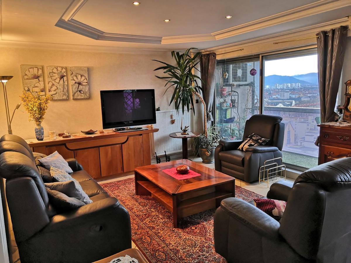 Bel Appartement Avec Vue Splendide Sur Toute La Ville De Colmar - Parking Gratuit Buitenkant foto