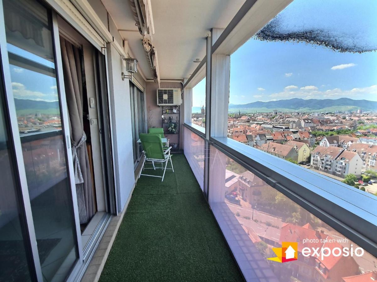 Bel Appartement Avec Vue Splendide Sur Toute La Ville De Colmar - Parking Gratuit Buitenkant foto