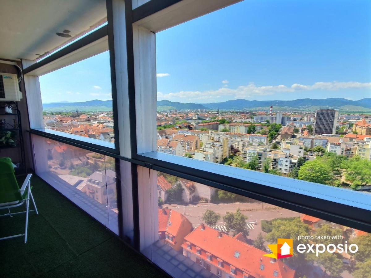 Bel Appartement Avec Vue Splendide Sur Toute La Ville De Colmar - Parking Gratuit Buitenkant foto